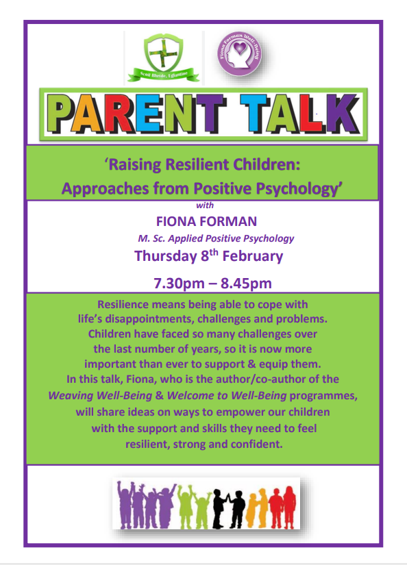 Fiona Forman talk for parents